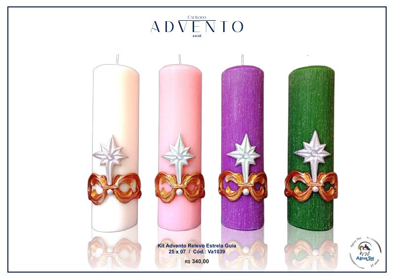 Kit Advento Relevo Estrela Guia
