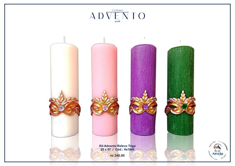 Kit Advento Relevo Trigo