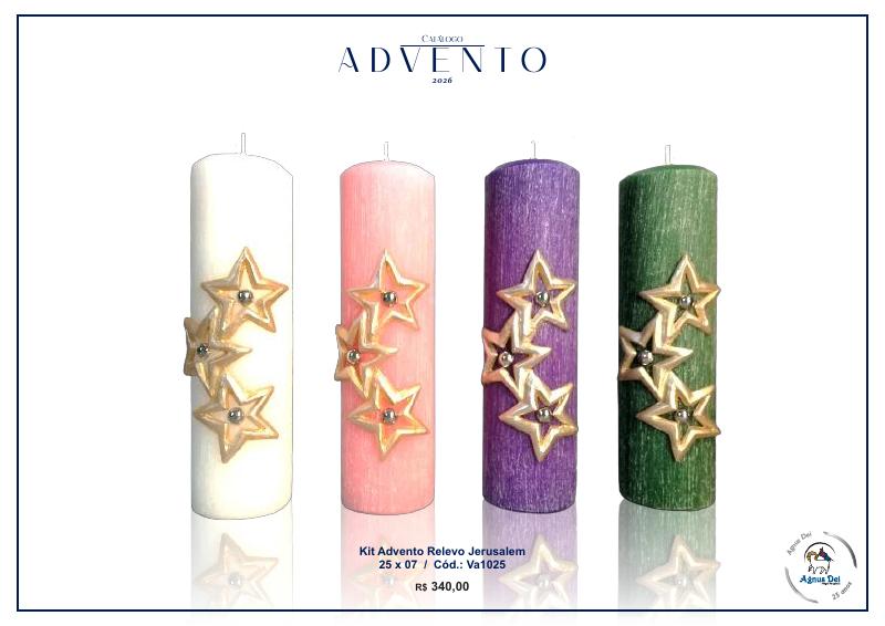 Kit Advento Relevo Jerusalem