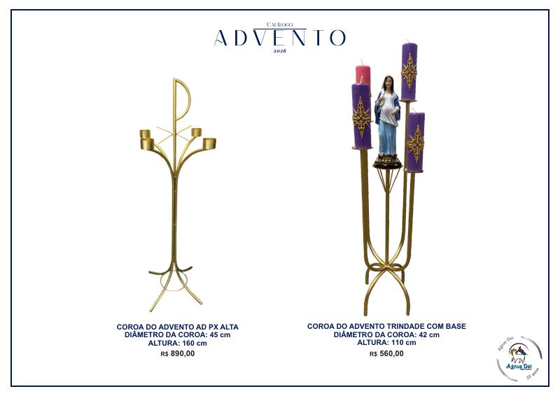 Coroa do Advento AD PX Alta